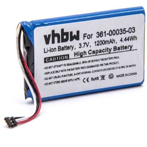 Vhbw Battery Replacement For Garmin 361 00035 03 AI32AI32FA14Y 361