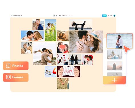 Heart Shaped Photo Online Editor 100 Free Templats