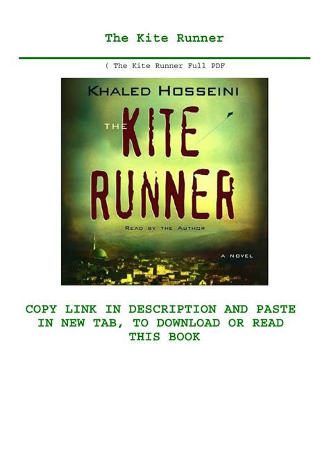What Is The Kite Runner Book About 11