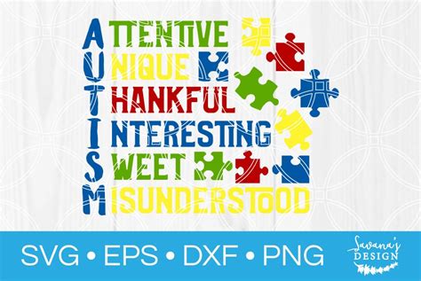 Autism Svg Cut File Illustrations Creative Market