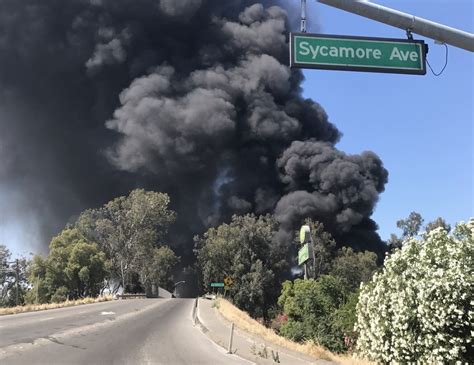 Gasoline Tanker Truck Driver Dies In Explosive Crash In Atwater