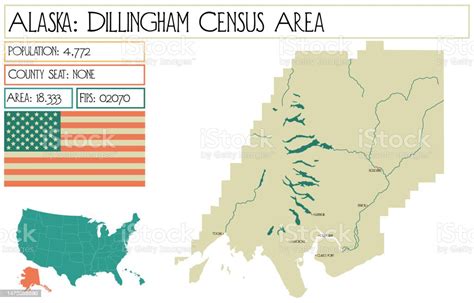 Map Of Dillingham Census Area In Alaska Usa Stock Illustration Download Image Now Alaska