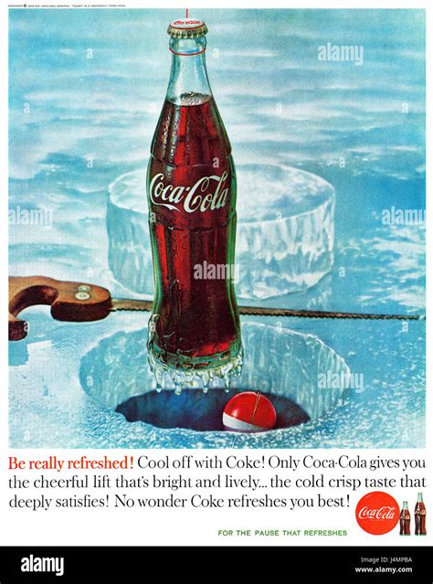 1960 U S Advertisement For Coca Cola Stock Photo Alamy