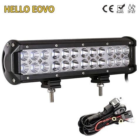 Hello Eovo Inch W Led Work Light Bar Wiring Kit For Off Road