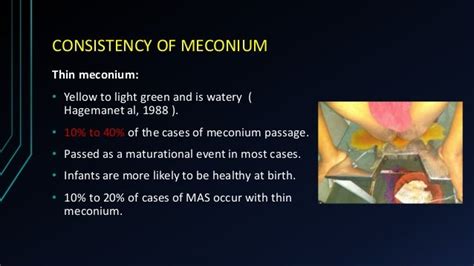 Meconium Stained Amniotic Fluid