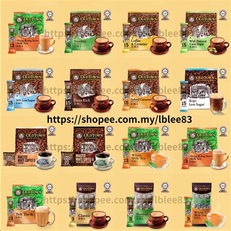 OLDTOWN White Coffee Milk Tea 3 In 1 Nan Yang Shopee Malaysia