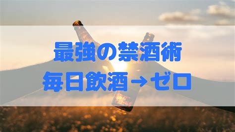 お酒をやめる方法って？毎日ビール15l以上の飲酒→禁酒・断酒に成功するまで｜ひとらぼ