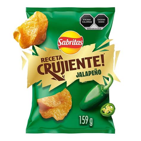 Botana Sabritas Receta Crujiente Jalapeño 159 G Walmart