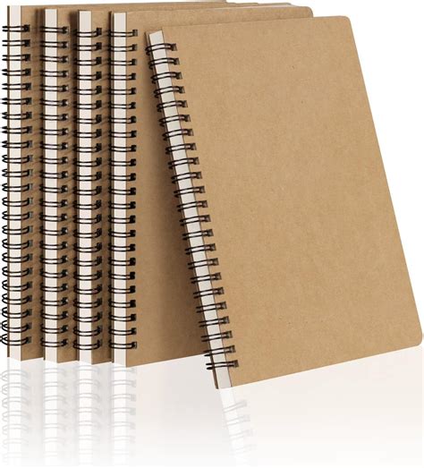 Amazon YUREE A5 Spiral Notebook Lined 100gsm Thick Paper Hard