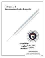 Foro Tarea Docx Tarea Las Estructuras Legales De Negocio