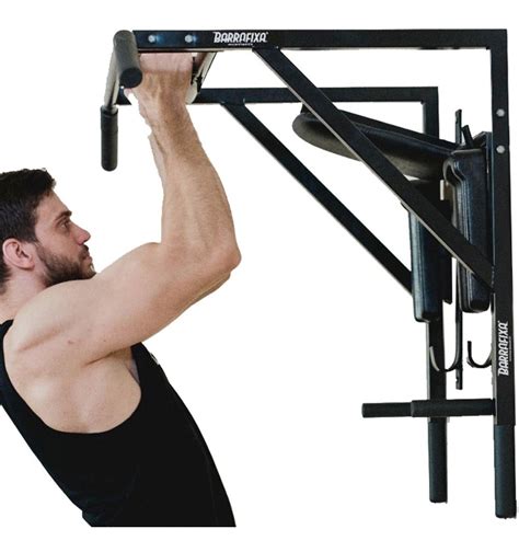 Barra Fixa E Paralela Em Multifuncional Crossfit Pull Up Mercadolivre