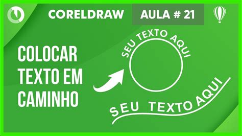 Como colocar texto em circulo no Corel Draw fácil YouTube