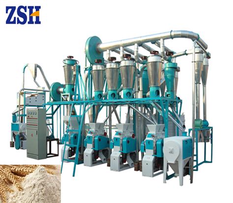 Ton Hour Wheat Flour Milling Plant Factory Manufacturer Wheat