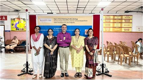 Amrita School Of Dentistry Kochi Celebrated National Oral Pathology