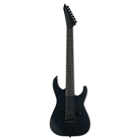 ESP LTD M-7HT Black Metal Electric Guitar 7-String Baritone Black Satin ...