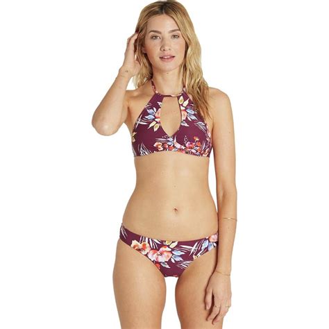 Billabong Float On By Hi Neck Bikini Top Women S Clothing