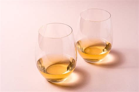 Premium Photo | White wine glasses