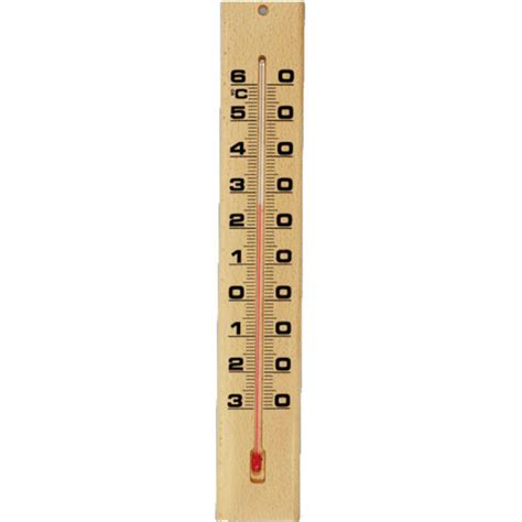 BL TB 1600 Thermomètre Bois grande taille pour interieur