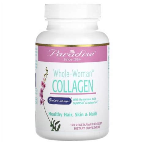 Paradise Herbs Whole-Woman Collagen - 120 Vegetarian Capsules, 120 ...