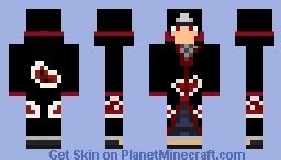 Itachi Uchiha Akatsuki Minecraft Skin