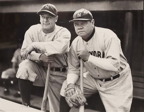 New York Yankees Babe Ruth And Ty Cobb Photograph New York Yankees