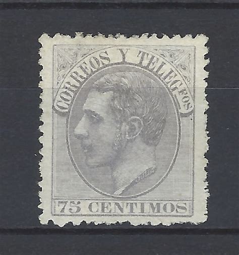 Espagne 1882 75 Cts Alfonso XII Well Centred Edifil Catawiki