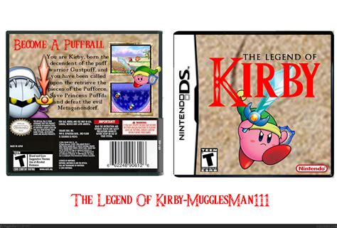 The Legend Of Kirby Nintendo DS Box Art Cover by MugglesMan111