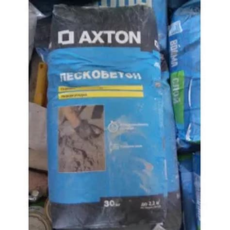 Пескобетон Axton: строительная смесь для изготовления бетона