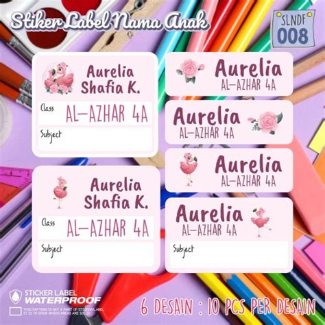 Detail Desain Stiker Nama Sekolah Koleksi Nomer 22