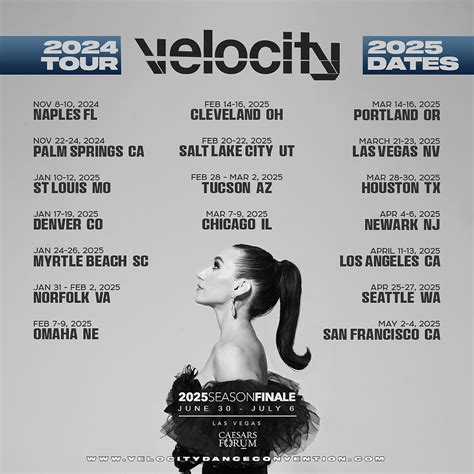 2024 2025 Tour Velocity Dance Convention