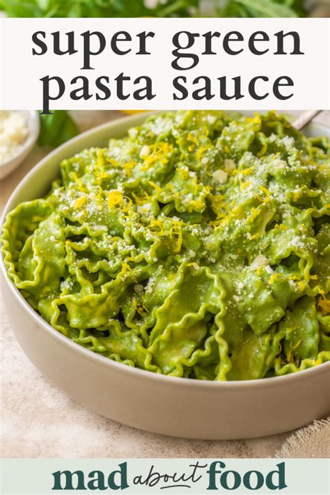 Super Green Pasta Sauce Simple Basil Cream Sauce