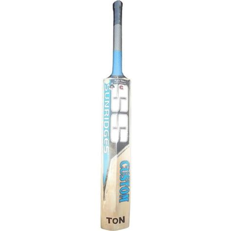 Ss Custom English Willow Cricket Bat Size One Size Concave Edges