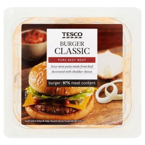 Hovězí burger Classic Tesco levně Kupi cz