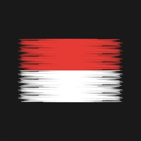 Indonesia Flag Brush. National Flag 10961185 Vector Art at Vecteezy