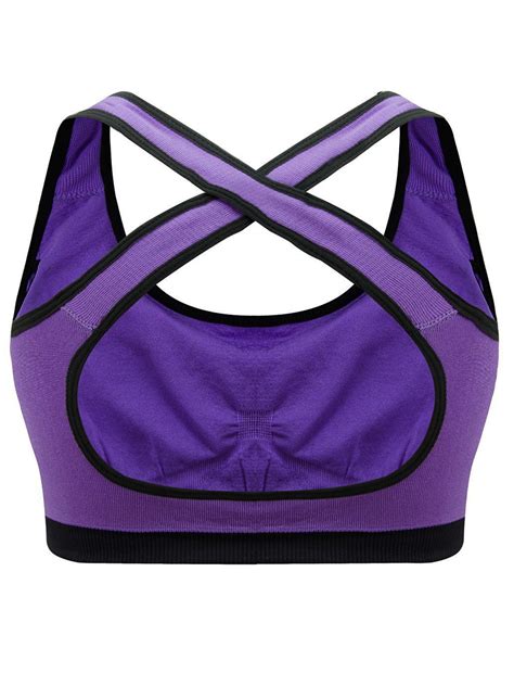 Lelinta Womens Seamless Sports Bra Mesh Racerback Workout Bras With