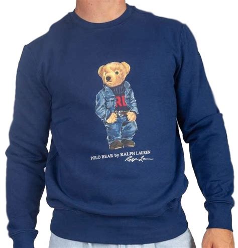 GRANATOWA BLUZA POLO BEAR RALPH LAUREN R XXL 12944739609 Oficjalne