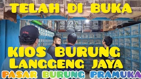 Telah Dibuka Kios Burung Langgeng Jaya Di Pasar Burung Pramuka Lt