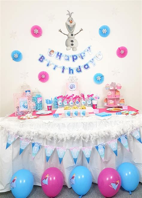 Deco Anniversaire Reine Des Neiges