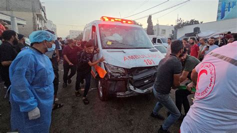 Al Shifa Israel Admits Airstrike On Ambulance Near Hospital That