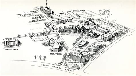 Seton Hall University Campus Map