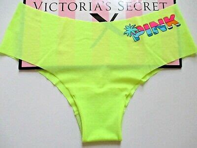 VICTORIA S SECRET PINK No Show Cheekster Cheeky Panty S M L XL Electro