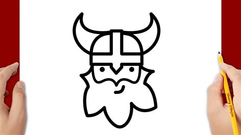 CÓMO DIBUJAR UN VIKINGO DIBUJOS FÁCILES YouTube