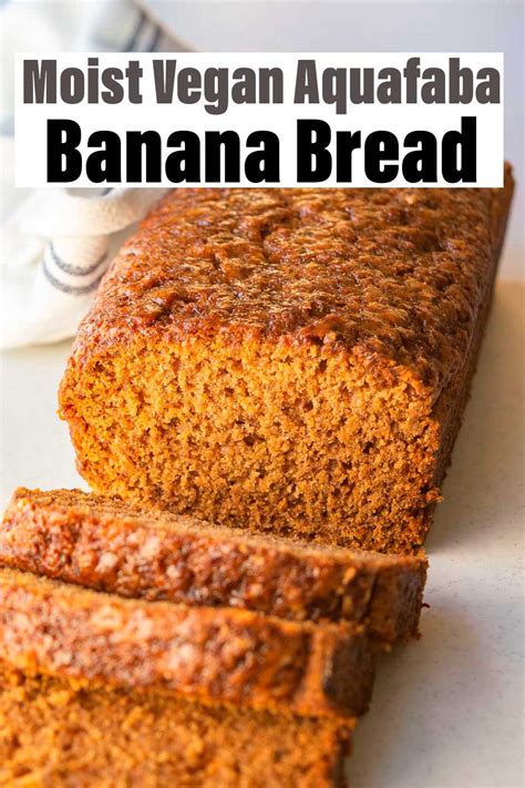 Moist Vegan Aquafaba Banana Bread The Fiery Vegetarian