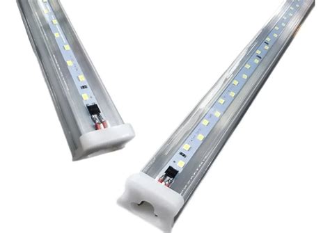 Lampara Regleta Tubo Led W Aluminio Tiras Pack Mercado Libre