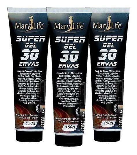 Pomada Super Gel Ervas G Mary Life Mercadolivre