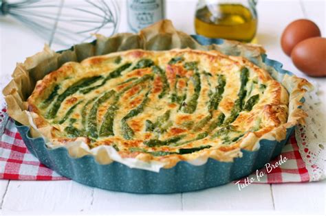 Torta Salata Agli Asparagi Senza Lattosio Tutto Fa Brodo In Cucina