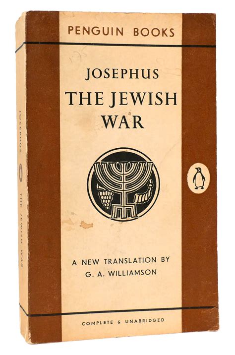 THE JEWISH WAR | Josephus | First Edition Thus; First Printing