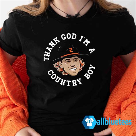 Gunnar Henderson Thank God I'm A Country Boy T-Shirt