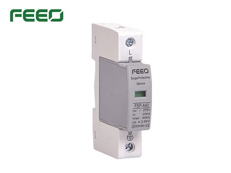 Ac Spd 4p 20ka 40ka 275v House Surge Protector House Surge Protector Yueqing Feeo Electric Co Ltd