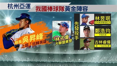 亞運／棒球代表隊齊聚天母棒球場集訓 目標放眼相隔17年金牌